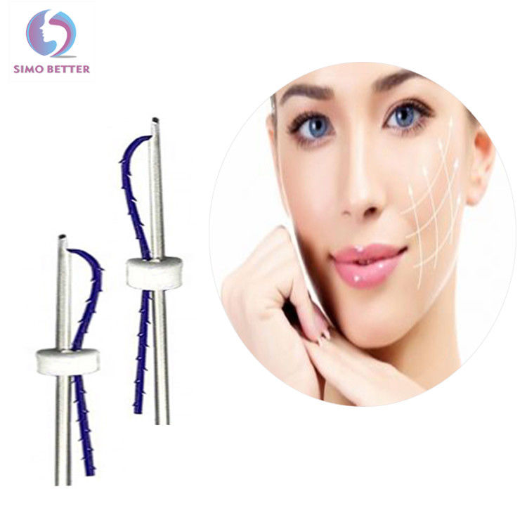 Beauty Thread Face Lift 3D COG Barbed Sharp Needle Disposable Cannula