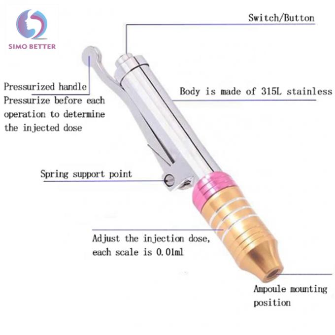 Penna mesa cosmetica dell'acido ialuronico dei dispositivi dell'anti grinza per il riempimento delle labbra
